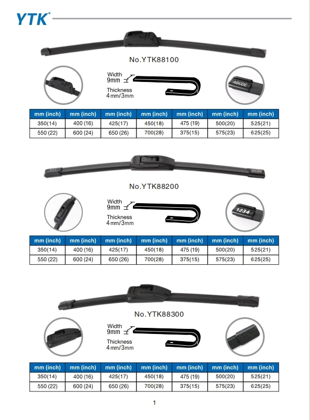 Front Windshield Wiper Blade Multifunctional Intelligent Multi Head Car Wiper Buckle Connector