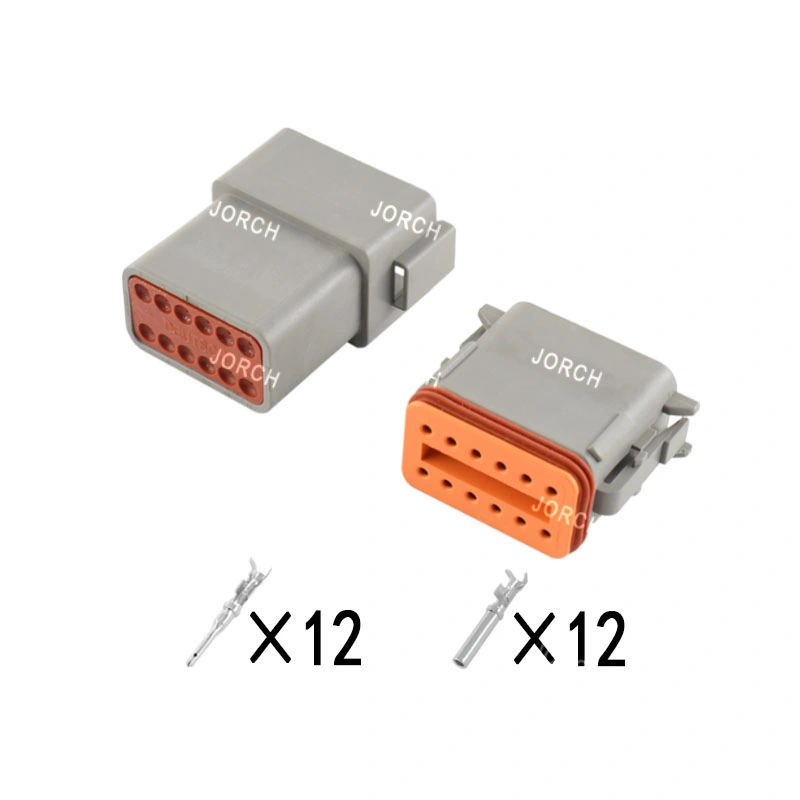 Deutsch Dt Series 12 Pin Female and Male Auto Waterproof Deutsch Dt Connector Kit Dt06-12s/Dt04-12p