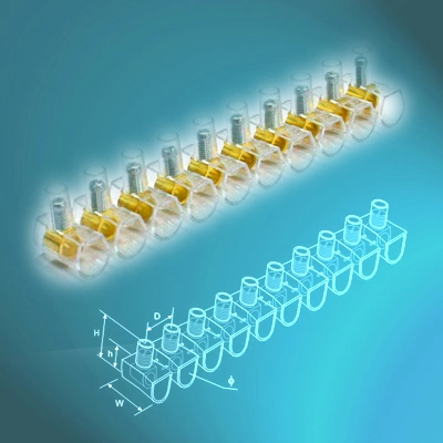 One-Side Entry Wire Terminal Strip Connectors for LED Light