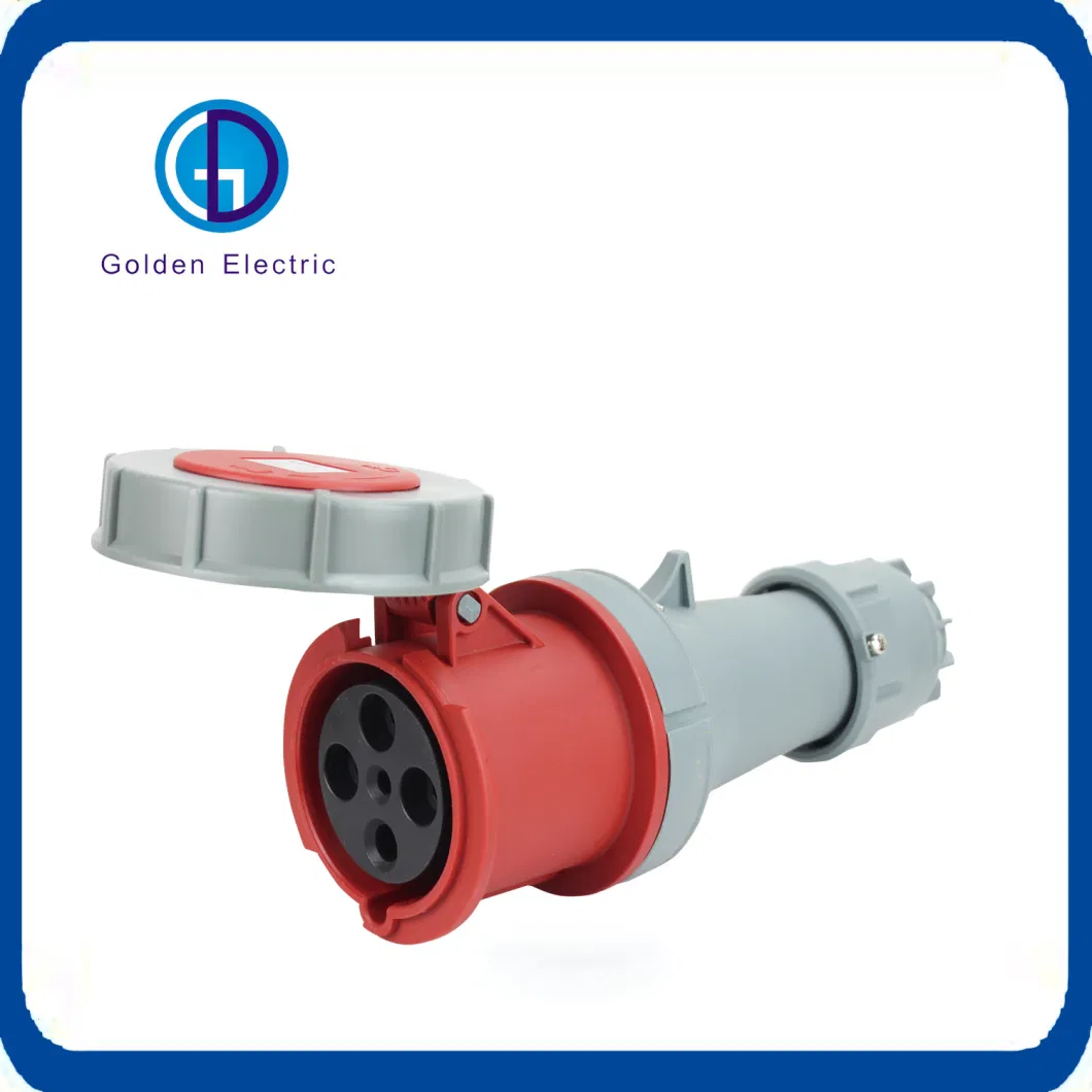 Industrial Socket Plug 16A 32A 63A 125A IP 67 New Type Male and Female with Cover Socket