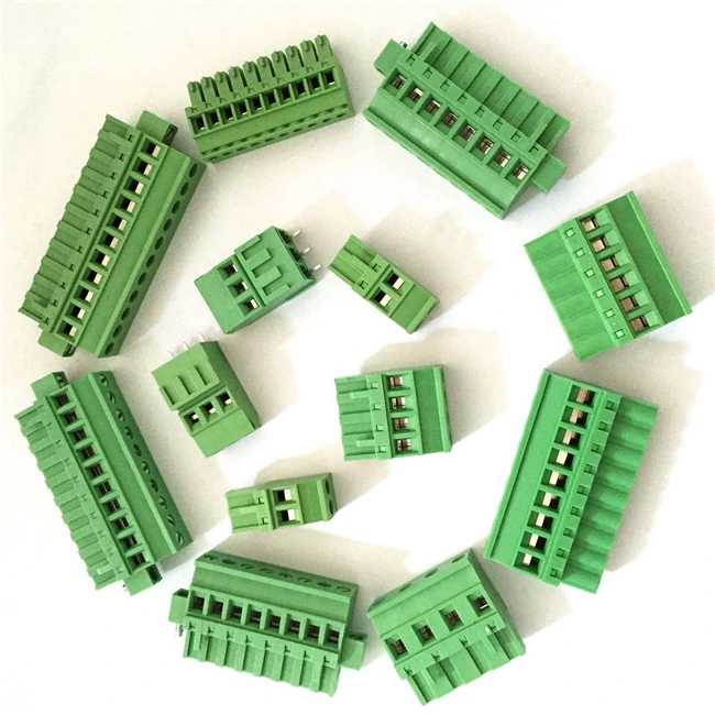 PCB Screw Terminal Block 2.54mm Pitch 2p 3p 4p 5p 6p 7p 8p 9p 10p 12p 16p