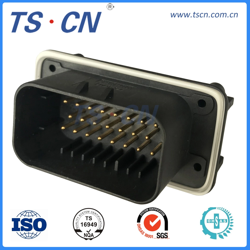 Tscn Header Assembly 23 Postion Vertic Car Electrical Waterproof Male ECU PCB Connector Dde Controller Te 776200-1