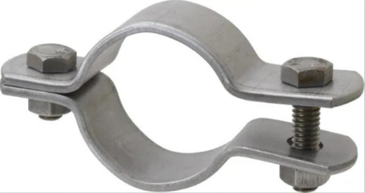Custom Galvanized Steel Sheet Metal Pipe Clamp