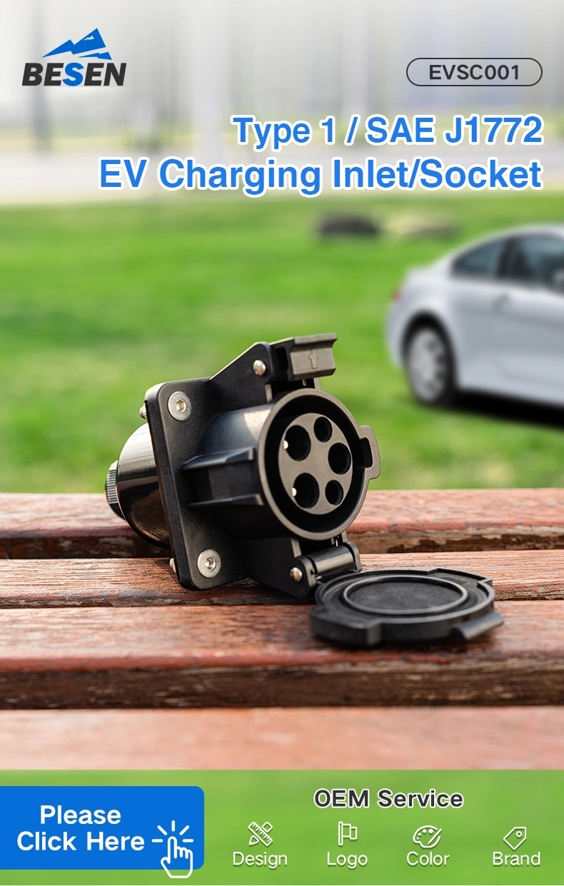 Type 1 EV Charging Connector EV Socket for EV Cars 16A