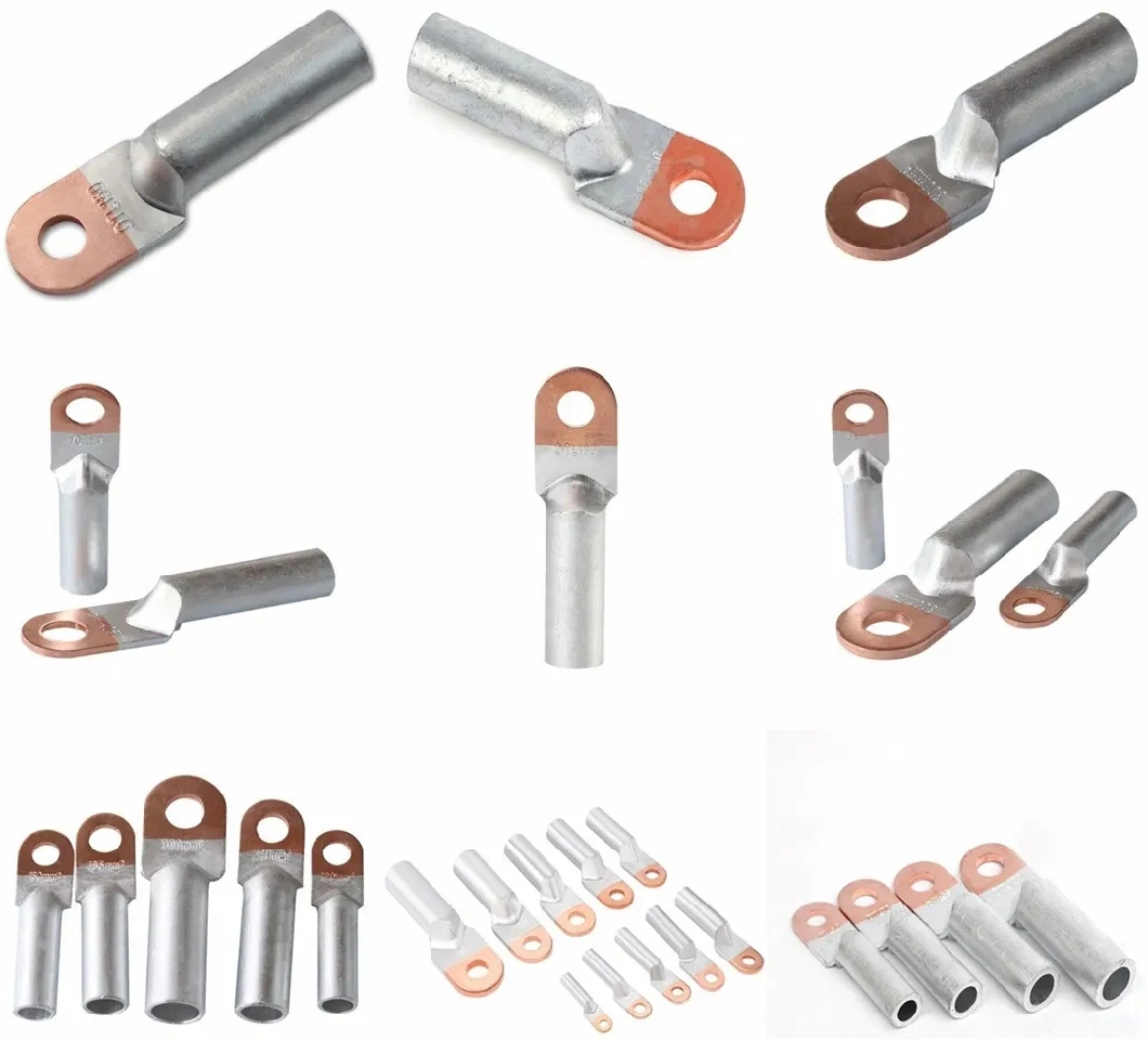 German Standard Round Head Copper-Aluminum Bimetal Cable Terminal Lug Power Wire Connector