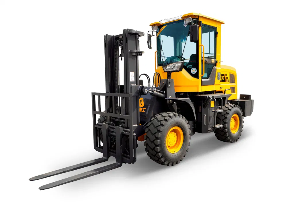 Hot Sale Lugong T830 3 Ton Forklift Truck 4WD Forklift