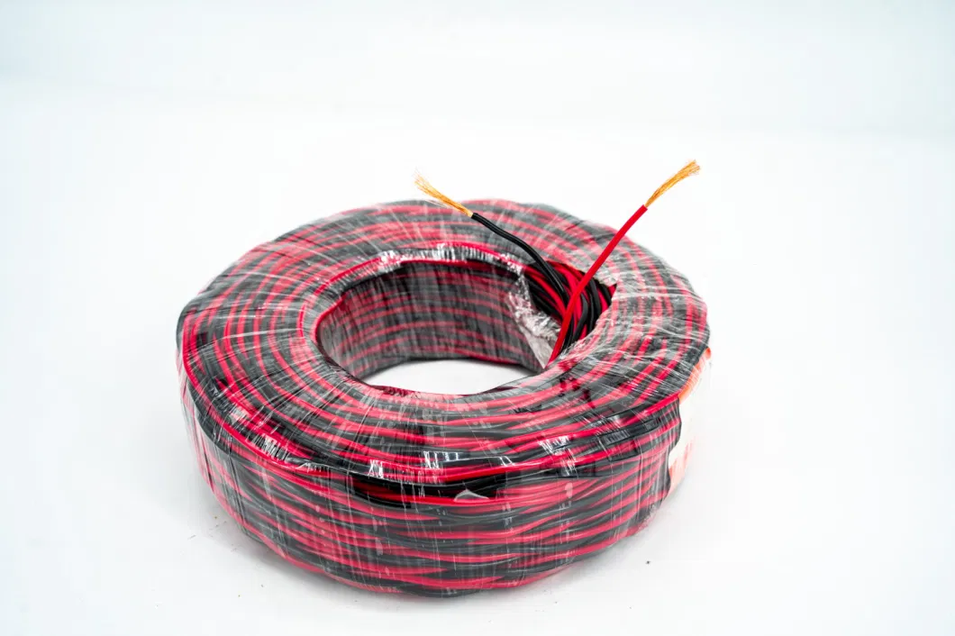 300V Flame Retardant Copper Core PVC Insulated Twisted Flexible Cable Fire Alarm Cable (2 Core 0.75mm 1.0mm 1.5mm 2.5mm 4mm 6mm)