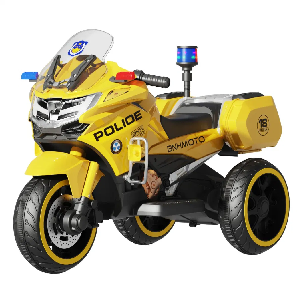 Three Wheeled Children&prime;s Electric Toy Car/Bluetooth Connection Function, LED Headlights