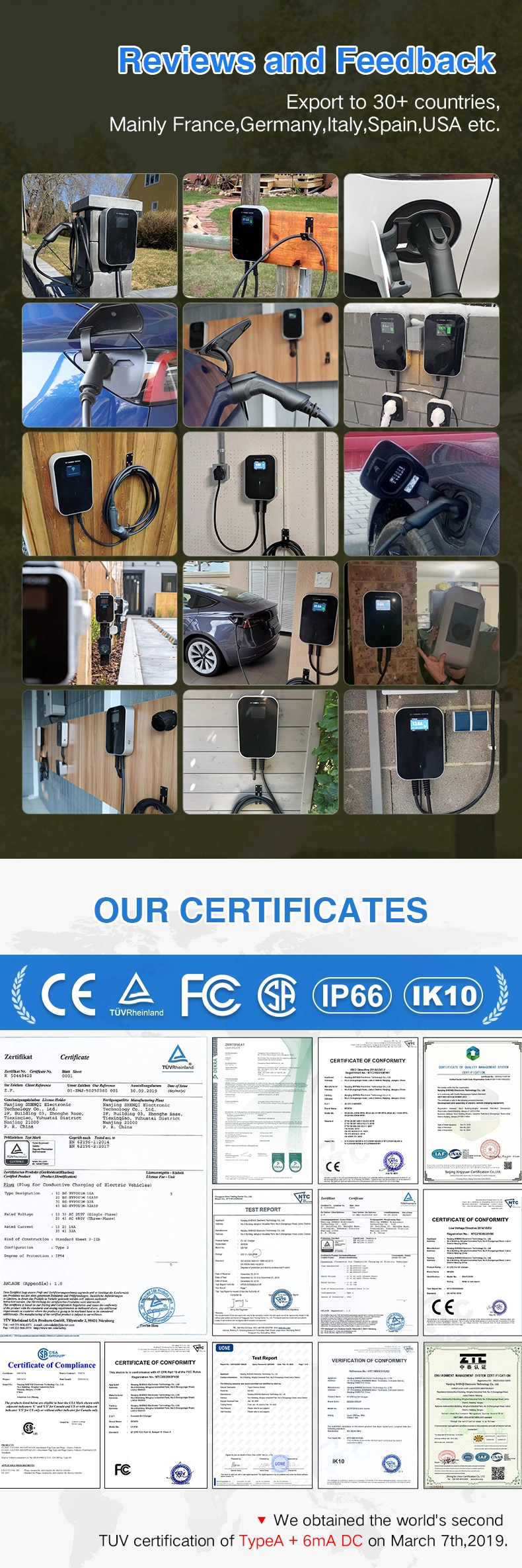 IEC 62196-2 Type 2 Connector16A EV Charging Station Socket