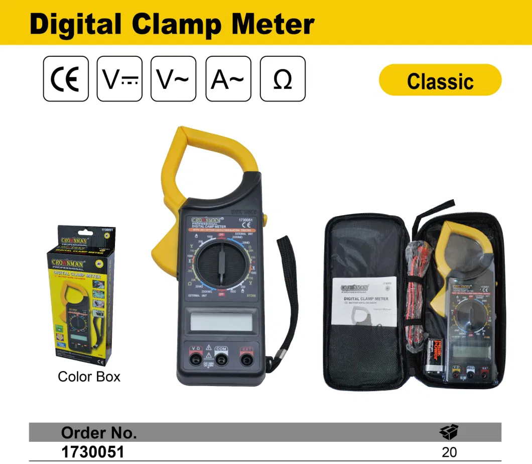 Digital Clamp Meter, Digital Clamp Multimeter