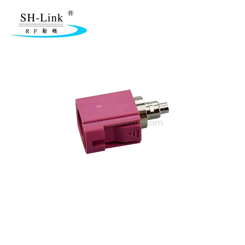 Fakra Automotive Short Connector Type H Violet Female Connector for Rg174/316 Cable