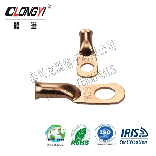 AWG Copper Tube Terminals Copper Cable Terminal Lugs Jgy
