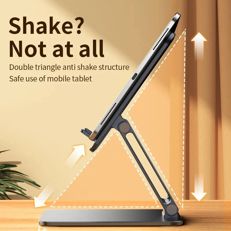 Aluminum Alloy Desktop Bracket Tablet PC Stands Foldable Tablet Laptop Phone Holder for