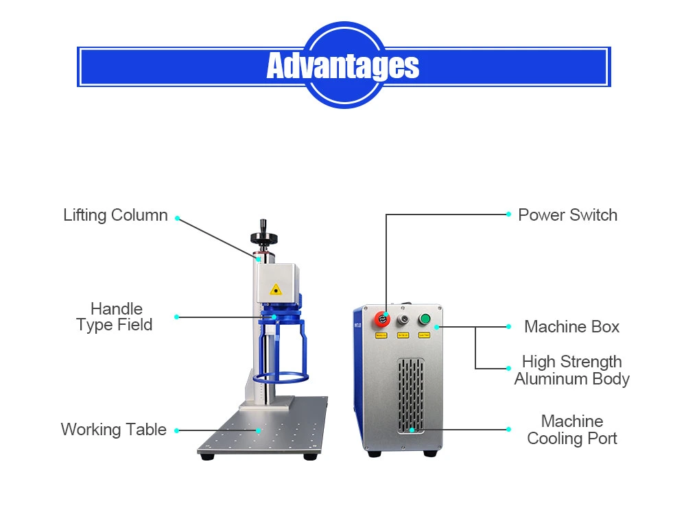 Perfect Laser-- Desktop Small Hand Laser Marking Machine / Handheld Laser Marker