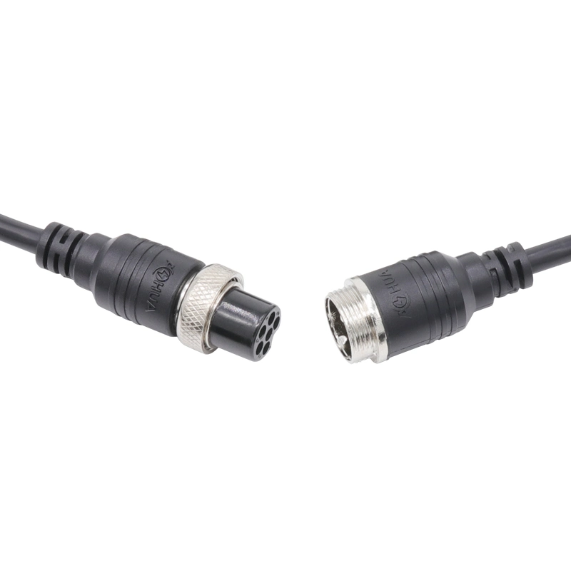 Hot Sale Cable Plug 6 Pin Male to Female Automotive Connector Types