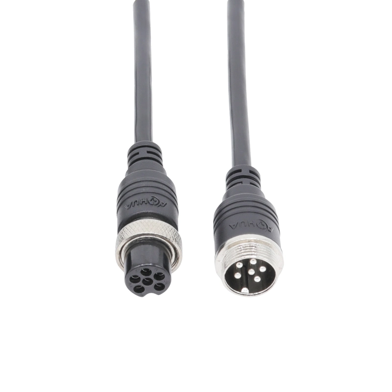 Hot Sale Cable Plug 6 Pin Male to Female Automotive Connector Types
