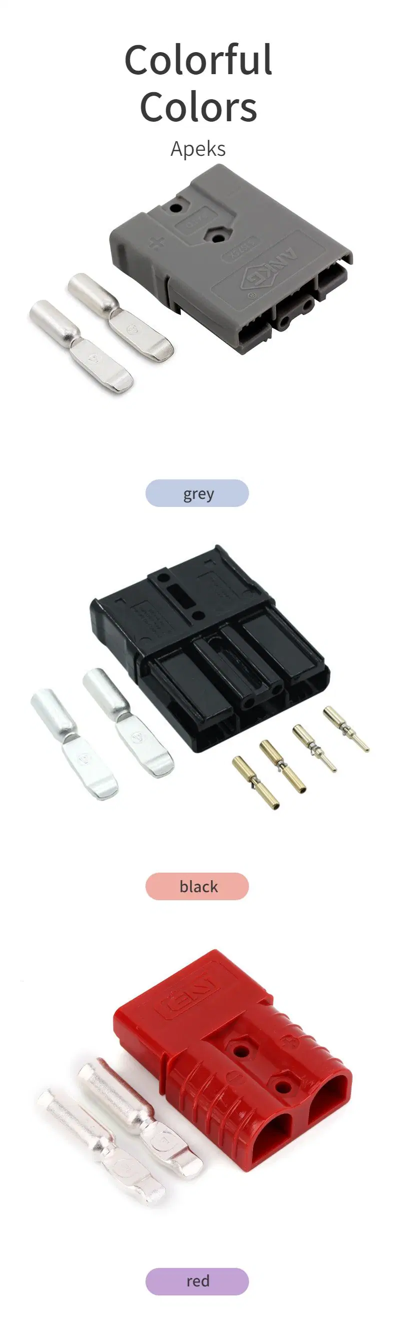 Electric Automotive Battery Battery Plug/Socket Connector 2-Pin Connector/Quick Disconnect Terminal Supplier