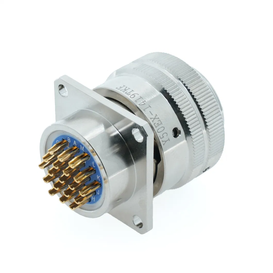 Ms Series Cable Connectors Equivalent 97 Series AMP 24 Pin Connector Industrial Circular Connector