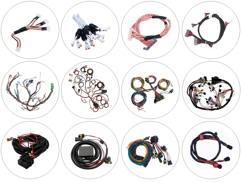 Chinese Custom Electrical Wiring Harness for Automotive Multi Pins Vehicle Connection Insulation Wire Automotive Wiring Harness