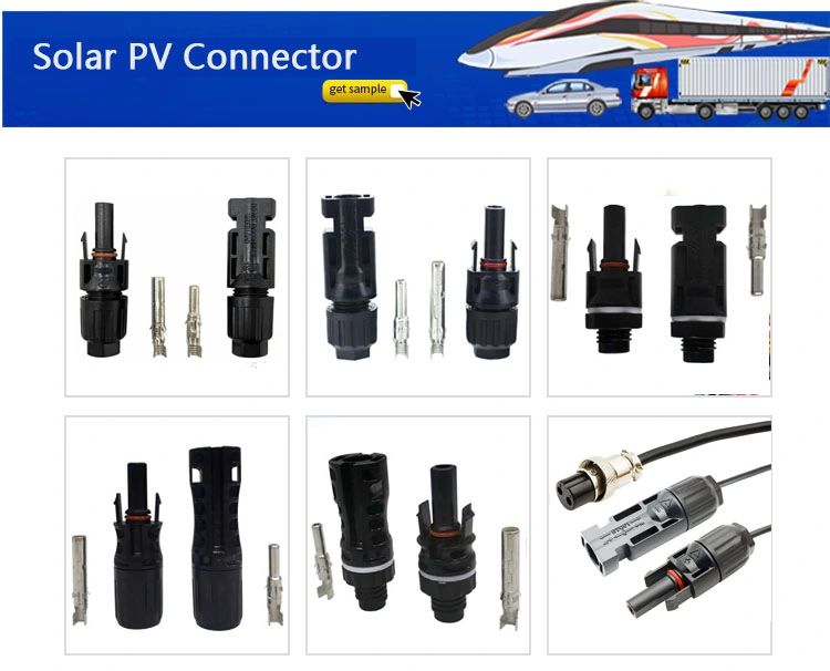 UL TUV Waterproof 1000V PV Multi Contact 4mm Cable Series Solar PV Connector