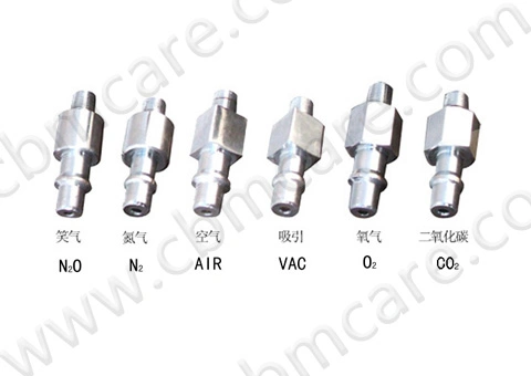 German Standard Probe Adaptors Medical Gas Connectors