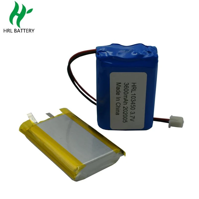 Factory Best Price Rechargeable Lithium-Ion Polymer Battery Pack 3.6V 103450 2000mAh Lipo Battery for Wireless Tracker with Kc/CE/CB