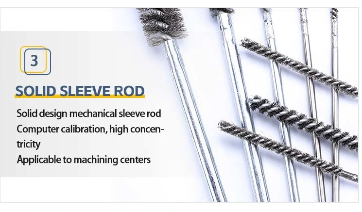 14mm Industrial Twisted Wire Tube Brush, for Paint/ Rust Removal