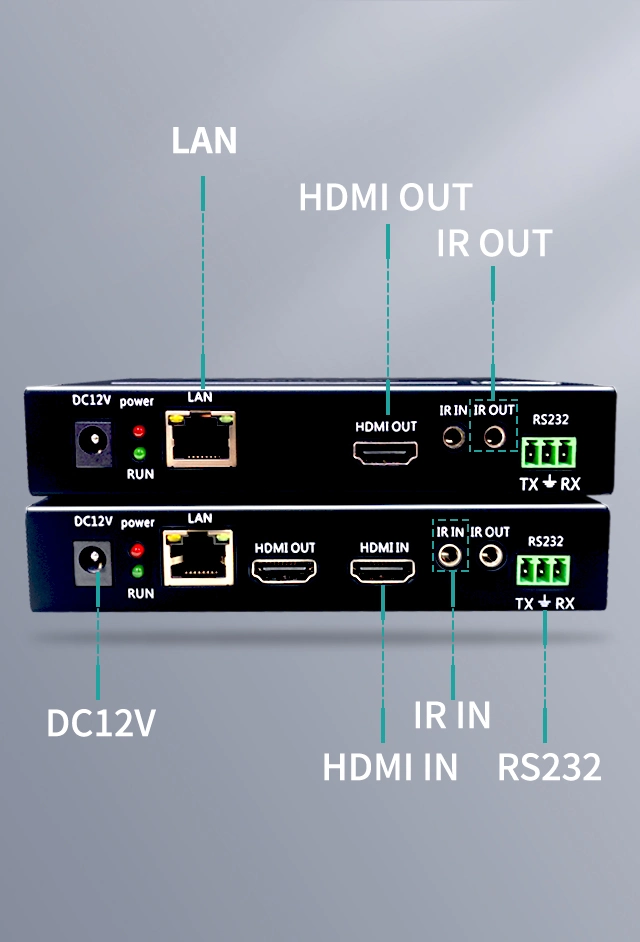 Bitvisus No Compression HDMI Extender 120m 4K30Hz Over CAT6 Cable Long Transmission Distance