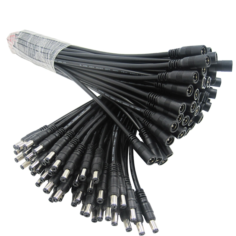 Camera Cable Connector DC M11 Quick Connector with Cable with Cable 5.5*2.5mm 5.5*21. mm Low Current a Code Power Connector for Electrical Equipment