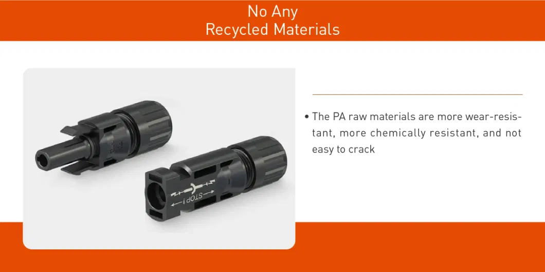 Staubli Original Mc4-Evo 2 DC 1500 V Certified Cable Coupler Best-in-Class Features for DC PV Connectors