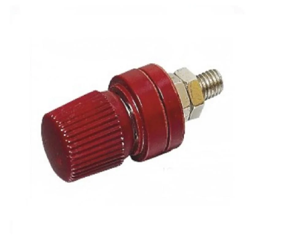 50A 6mm Screw Type Brass Speaker Binding Post Adapter Connector