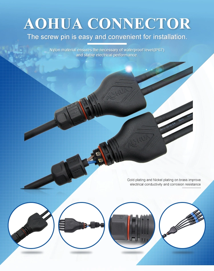 M29 Screw Terminal 4 Pin Waterproof Automotive Connectors for Automobile Industry Connection