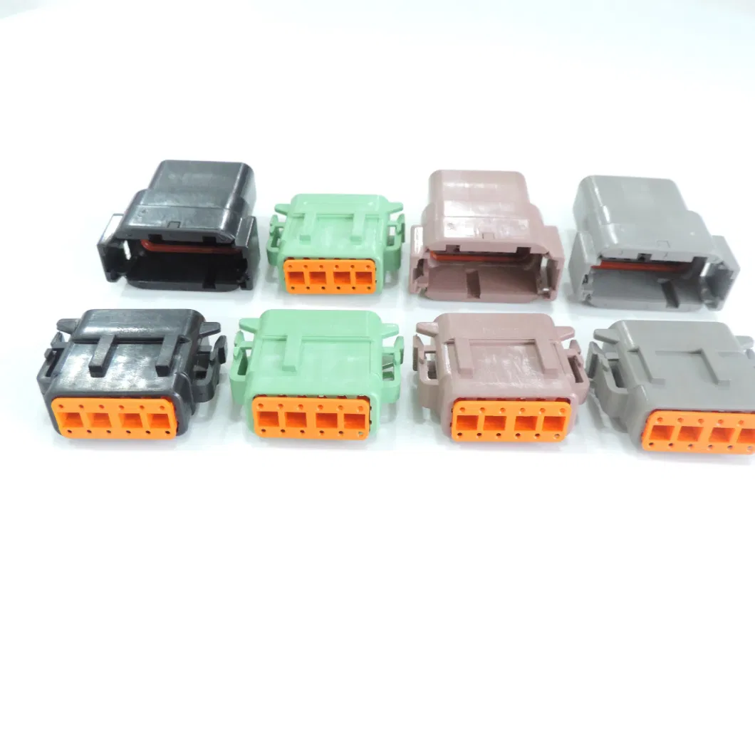 12 Way Deutsch Dt13 Series Right Angle Dt PCB Header Connector Panel Mount Connector Dt13-12PA-G003