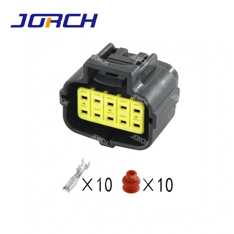 10 Pin 1.8 Series Connectors for Cars, Electric Cars, Motorcycles, General Purpose Plug-Ins Waterproof and Heat Resistant DJ71016y-1.8-21 174655-2 174657-2