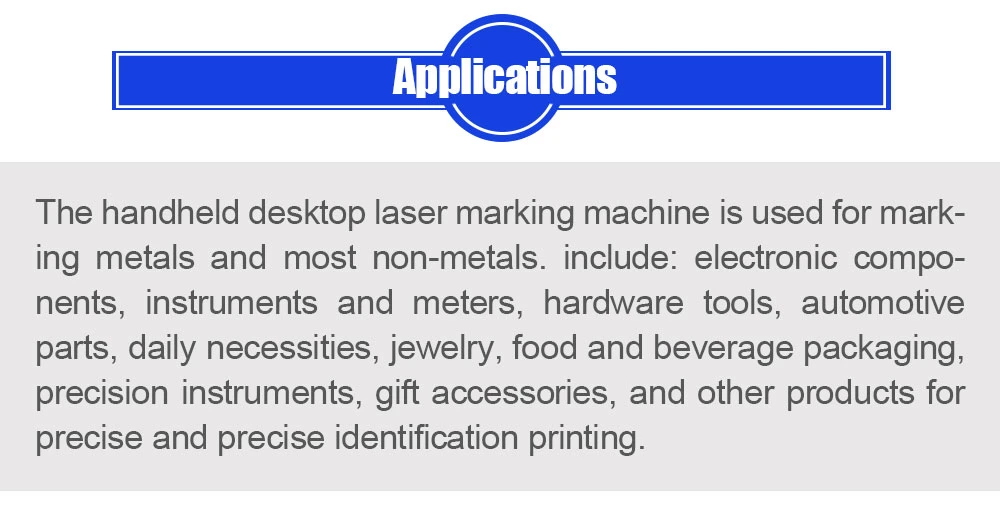 Perfect Laser-- Desktop Small Hand Laser Marking Machine / Handheld Laser Marker