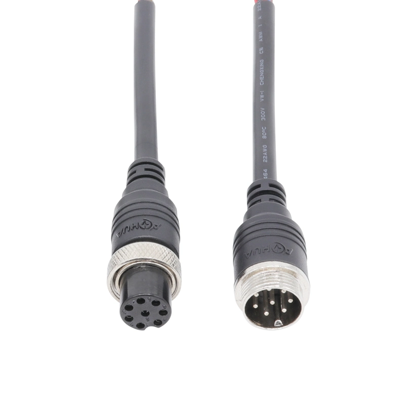 Hot Sale Cable Plug 6 Pin Male to Female Automotive Connector Types