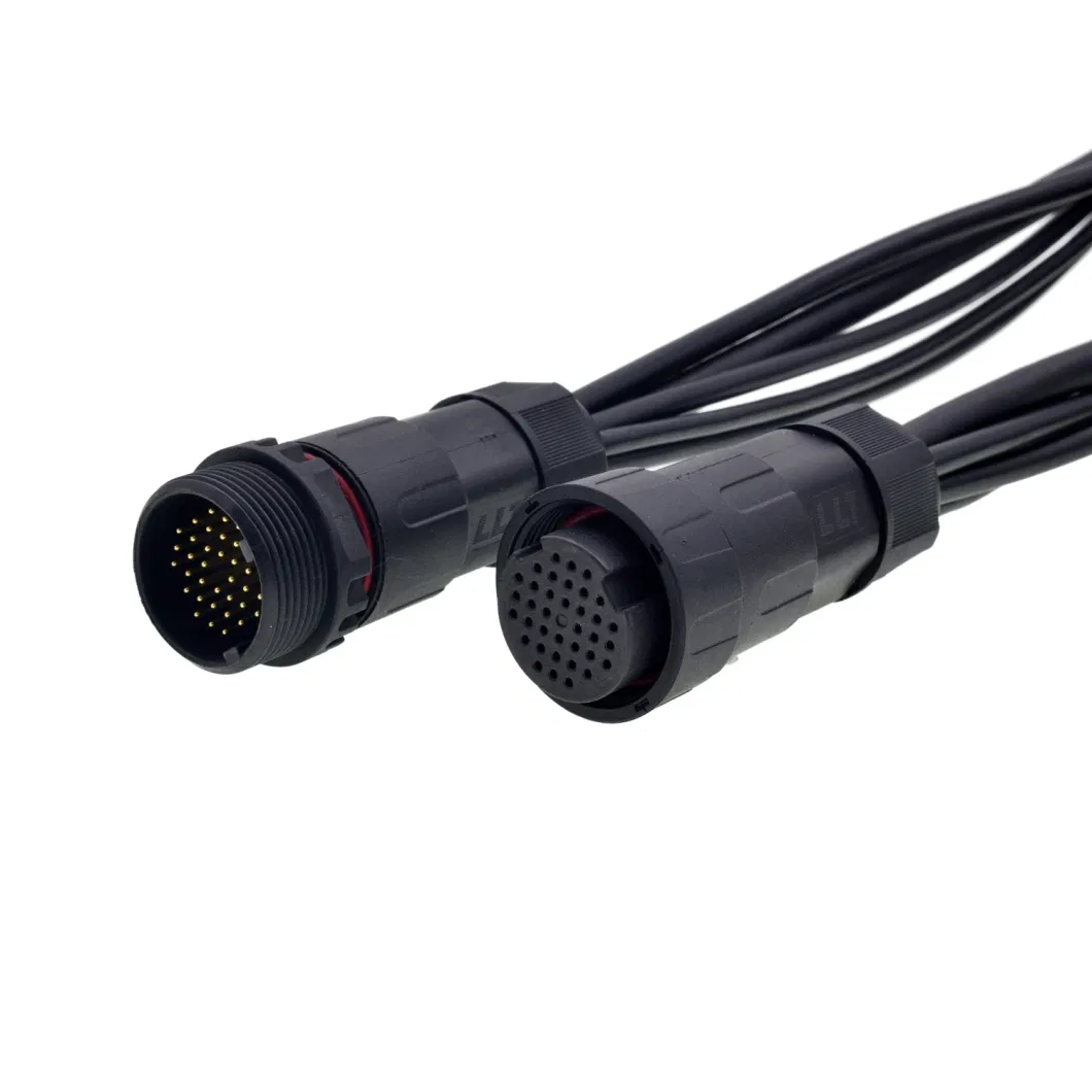 OEM Waterproof Connector Electrical Medical Wiring Power Automotive Industry Solar Cable Harness