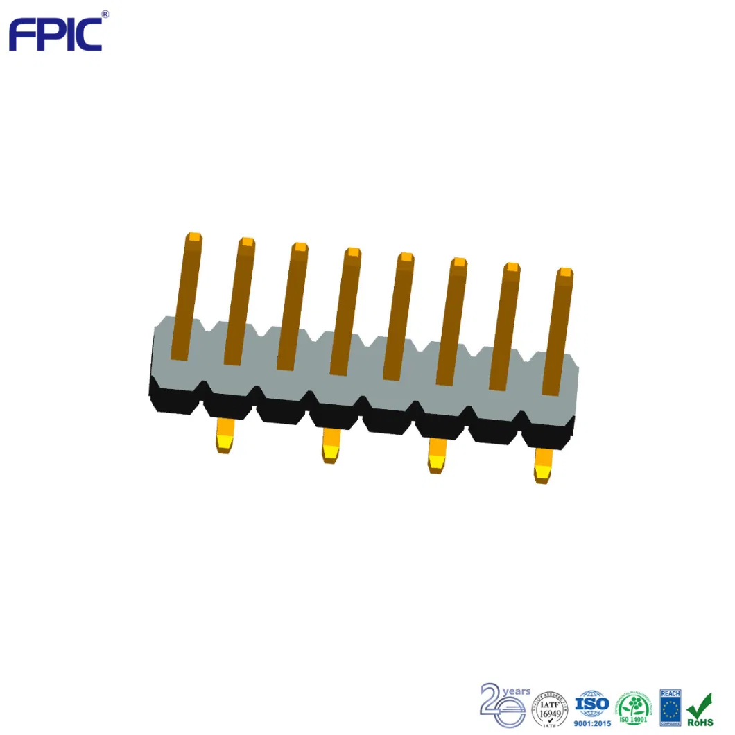 Automobile Spare Parts Electrical Terminal Block Plastic Injection SMT Pin Header Connector for Pin Connector