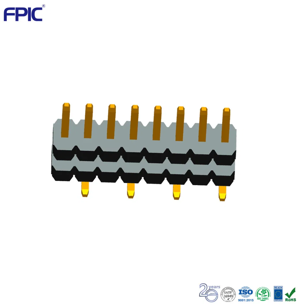 Automobile Spare Parts Electrical Terminal Block Plastic Injection SMT Pin Header Connector for Pin Connector