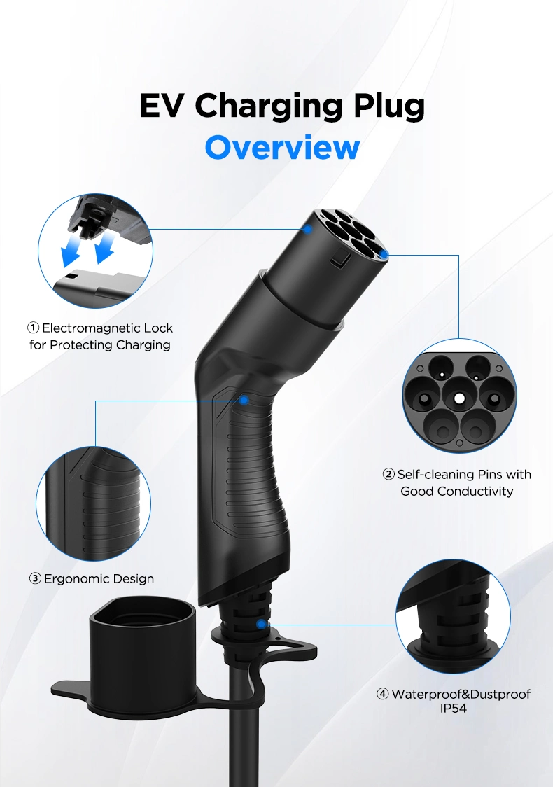 IEC 62196-2 Type 2 Electric Cars Charging Male Plug 32A