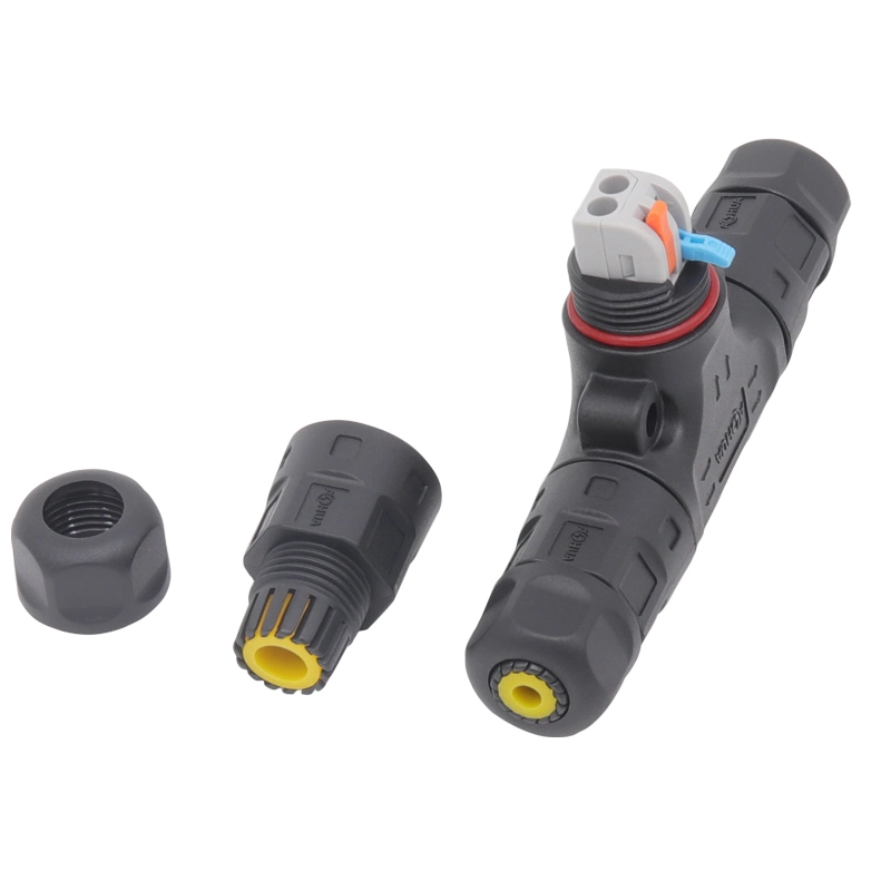 Aohua T20 Circular Plastic Connectors IP67 Assembly Quick Connector Waterproof