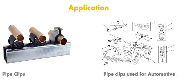 Custom Galvanized Steel Sheet Metal Pipe Clamp