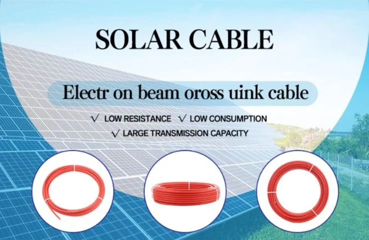 Power Station Meitong Wooden Spool 6 AWG Solar Cable 4mm2