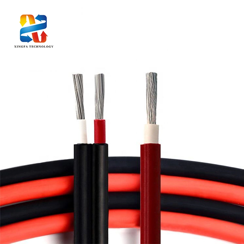 Red/Black PV Cable TUV Approval UV-Protected 4mm Solar Cable