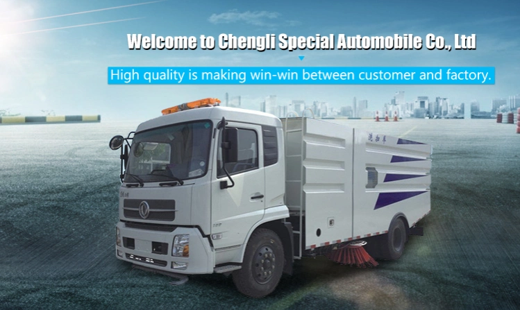 Dongfeng 16cbm Dustbin Cleaning Truck Road Sweeping Vehicle