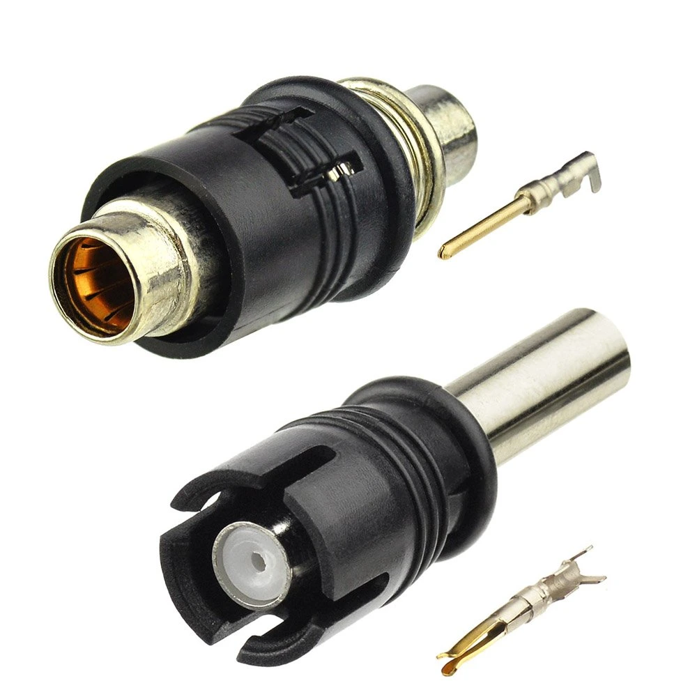 Rg58 Crimp Male Raku 2 Car Radios Antenna Coaxial Cable Waterproof Electric RF Connector Auto Connector