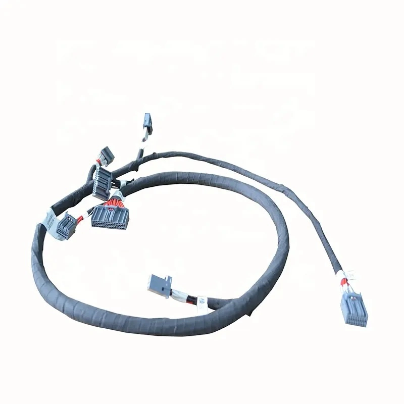 Professional Automotive Wiring Harness Manufacturer 150mm Multi Pins Vehicle Connection Insulation Wire Terminal Wire 7 Connectors