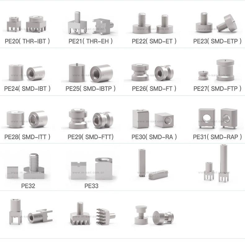 SMT PCB Screw M3 M4 M5 Terminal Block Nuts PCB Connector and Automotive Part for Battery and Industry Part