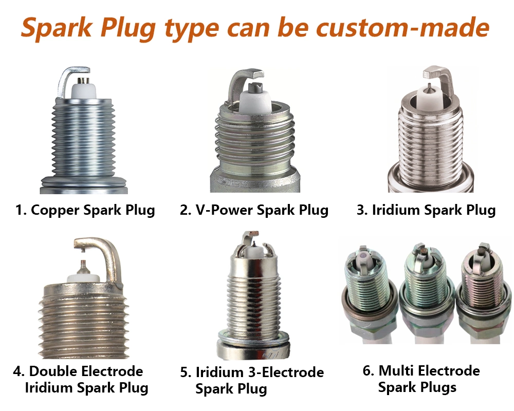 Auto Electric Parts Flexible Connection Nickel Alloy Iridium Spark Plug Yr7mpp33/0242135509/0041591803/CD160035 for Denso/Toyota/Ngk/Nissan/Bosch