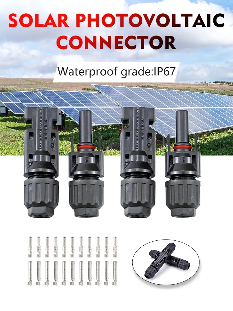 Suyeego CE IP67 Waterproof 2.5mm2~6.0mm2 Male/Female DC 1000V Mc4 Solar Cable Connector for Solar PV System Factory Price